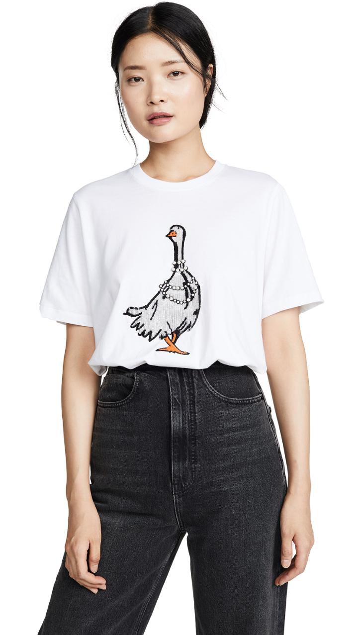Markus Lupfer Alex Pearl Goose Tee