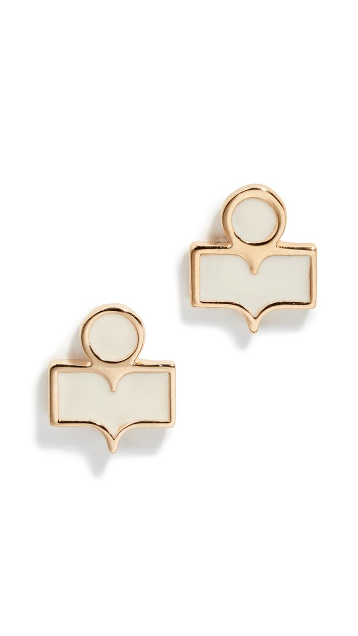 Isabel Marant Logo Stud Earrings