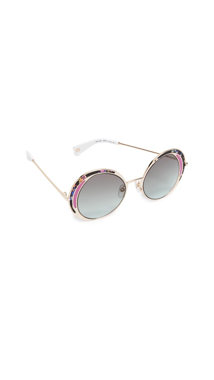 Marc Jacobs Top Frame Round Sunglasses
