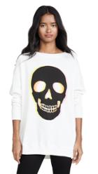 Wildfox Glow Skull Roadtrip Sweatshirt