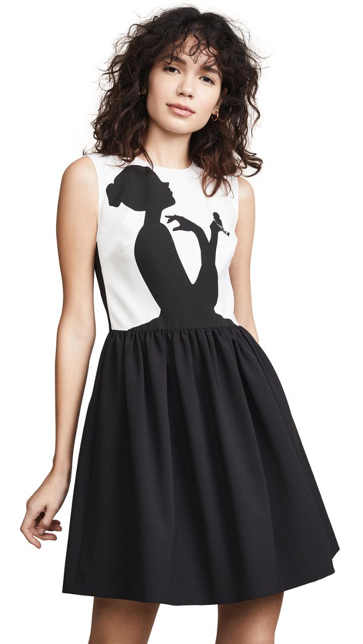 Boutique Moschino Silhouette Mini Dress