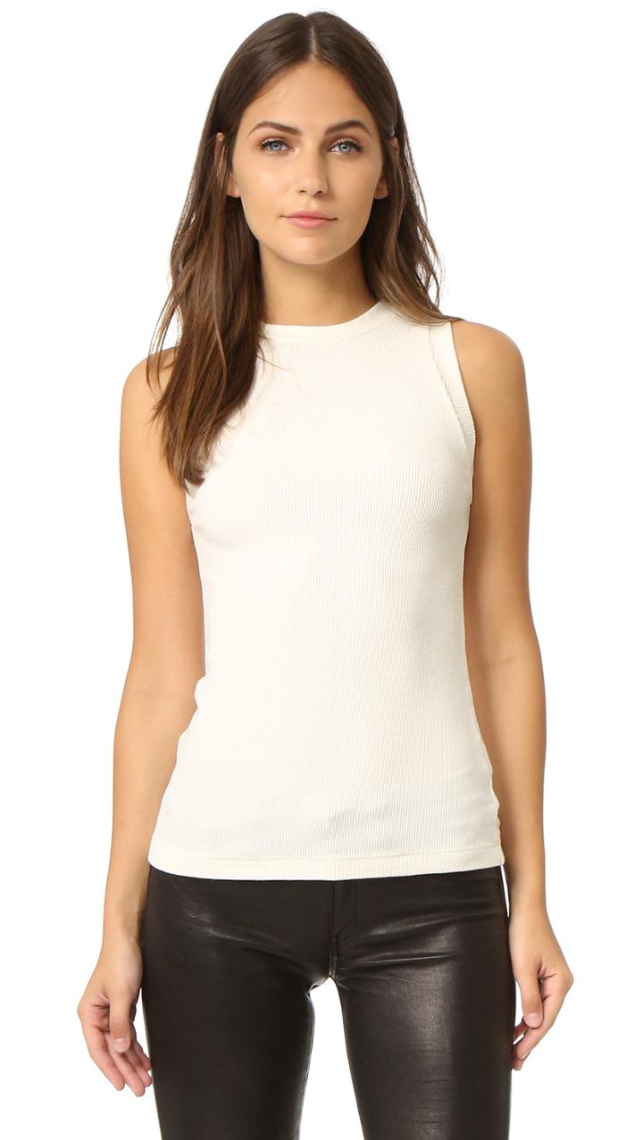 Getting Back To Square One Ribbed Muscle Tee