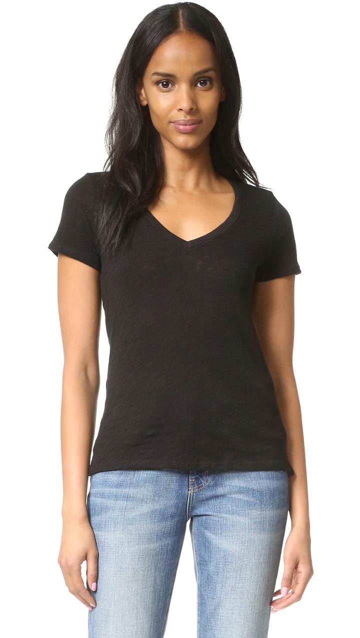 Atm Anthony Thomas Melillo Schoolboy V Neck Tee