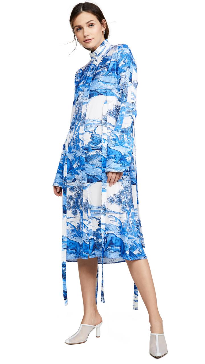 Ellery Zenith Fluid Button Up Dress