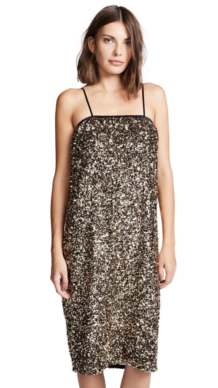 Loyd Ford Sequin Cami Dress
