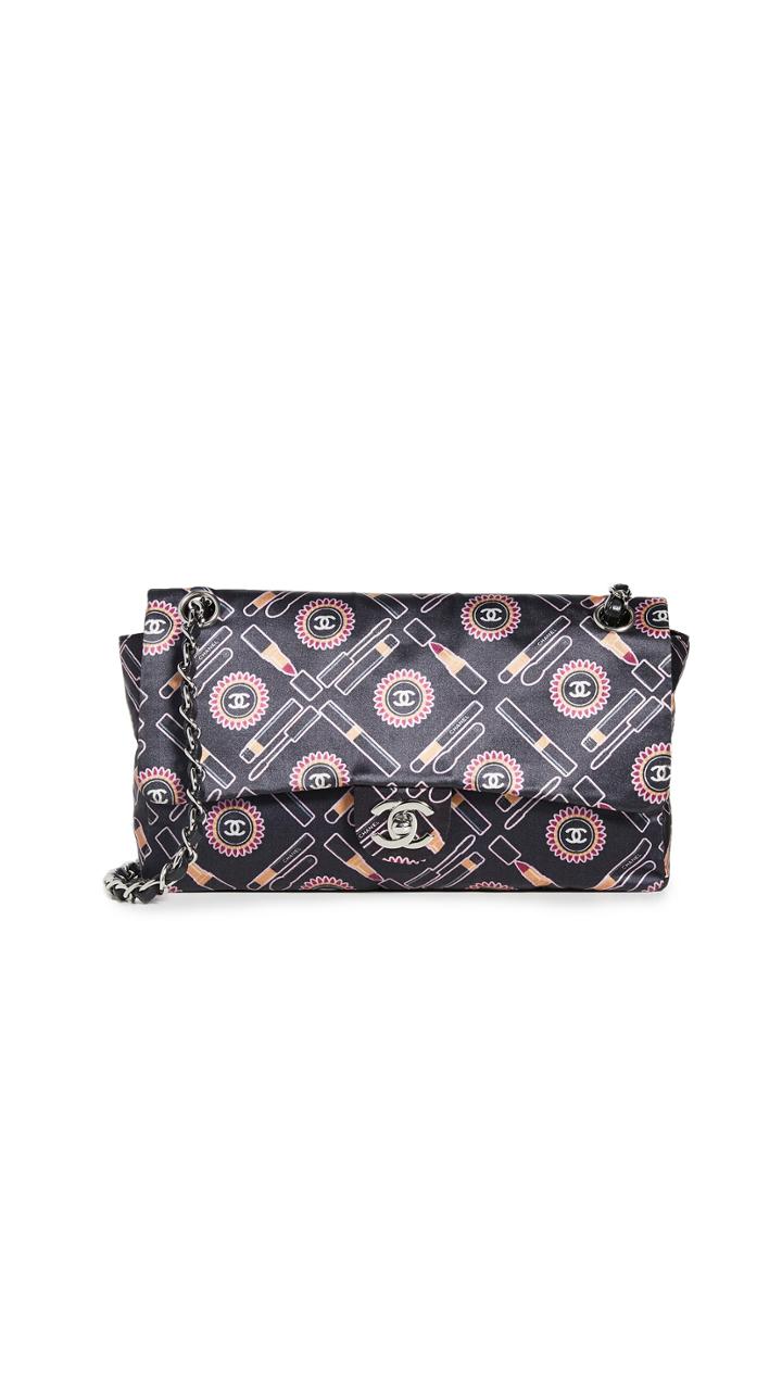 What Goes Around Comes Around Chanel Multi Satin Lip Bag