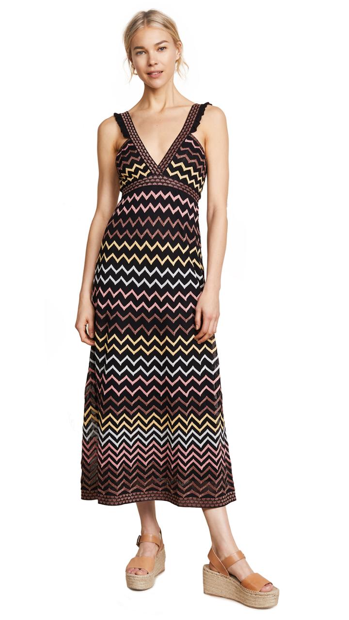 M Missoni V Neck Dress