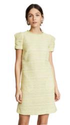 Boutique Moschino Tweed Short Sleeve Dress