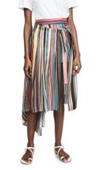 Monse Rainbow Apron Shorts