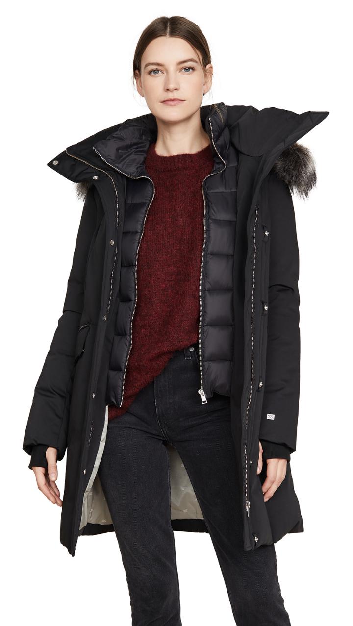 Soia Kyo Emele Jacket With Faux Fur Trim