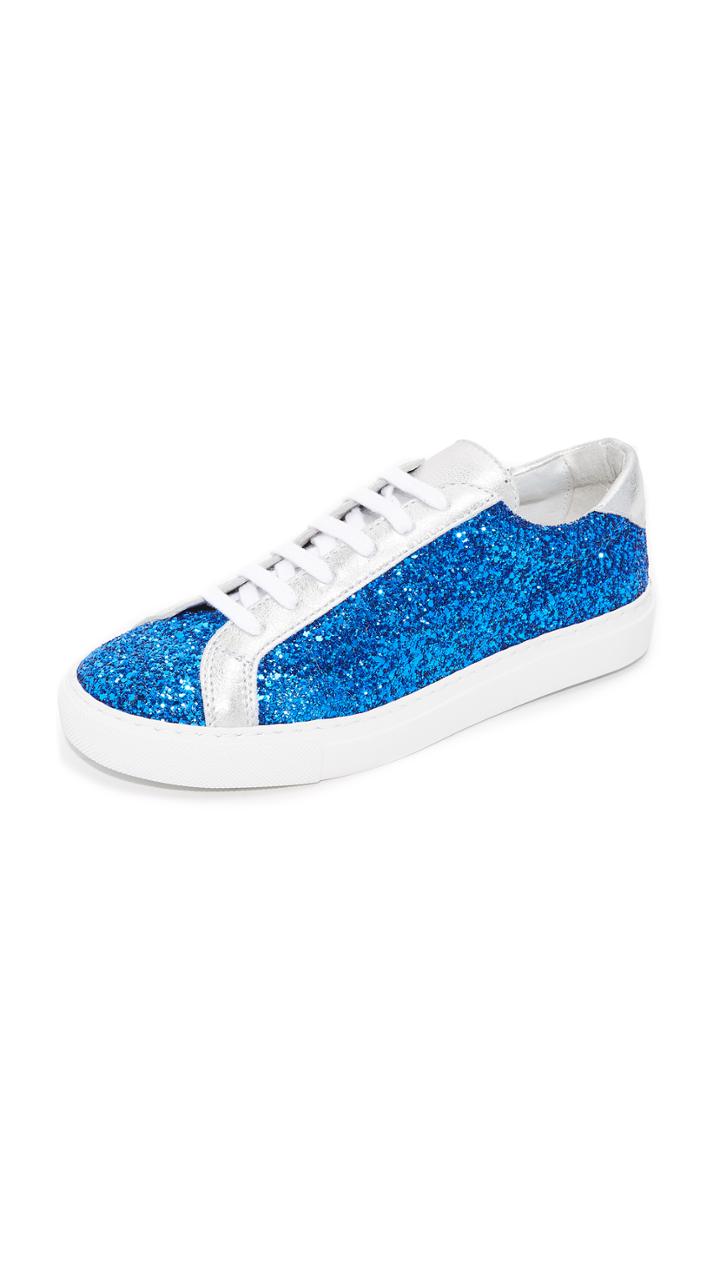 South Parade Glitter Lace Up Sneakers