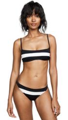 Solid Striped Vanessa Bikini Bottoms