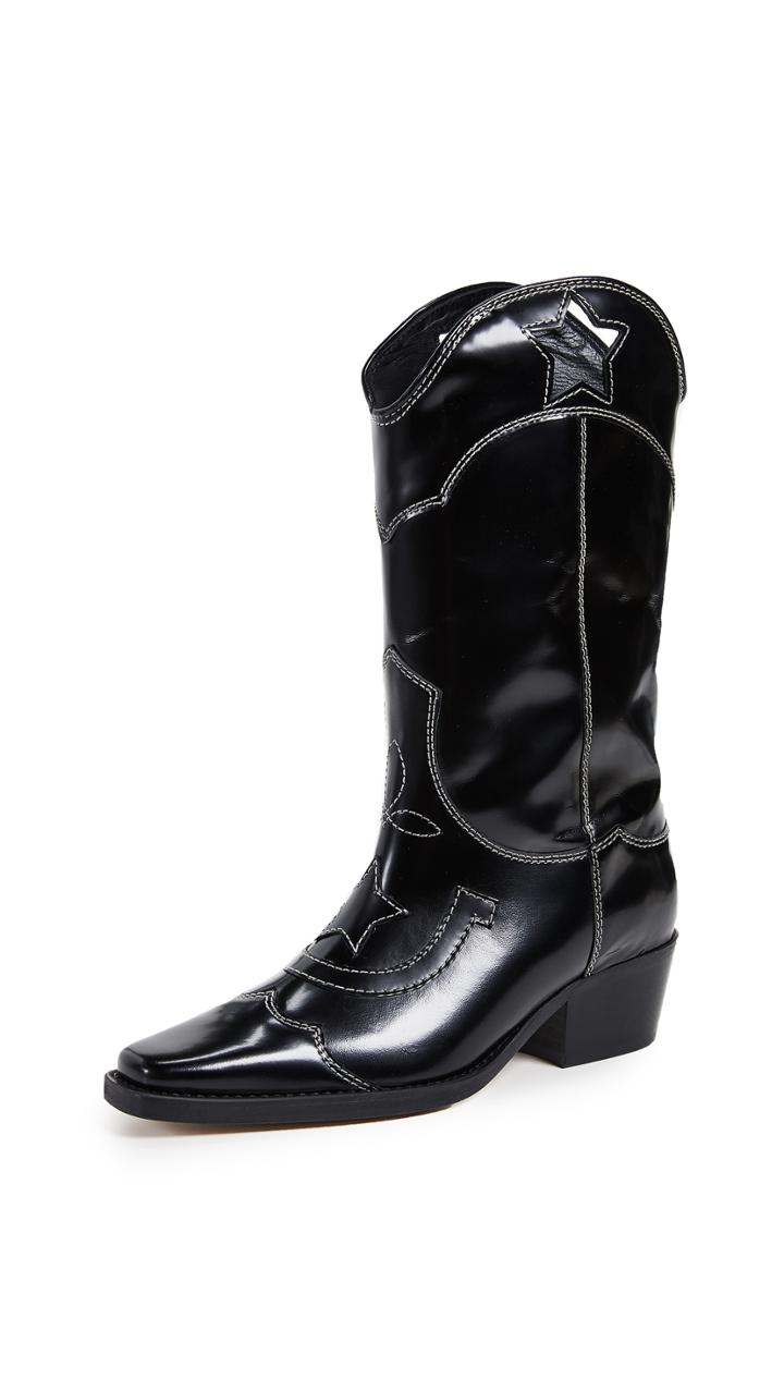 Ganni High Texas Boots