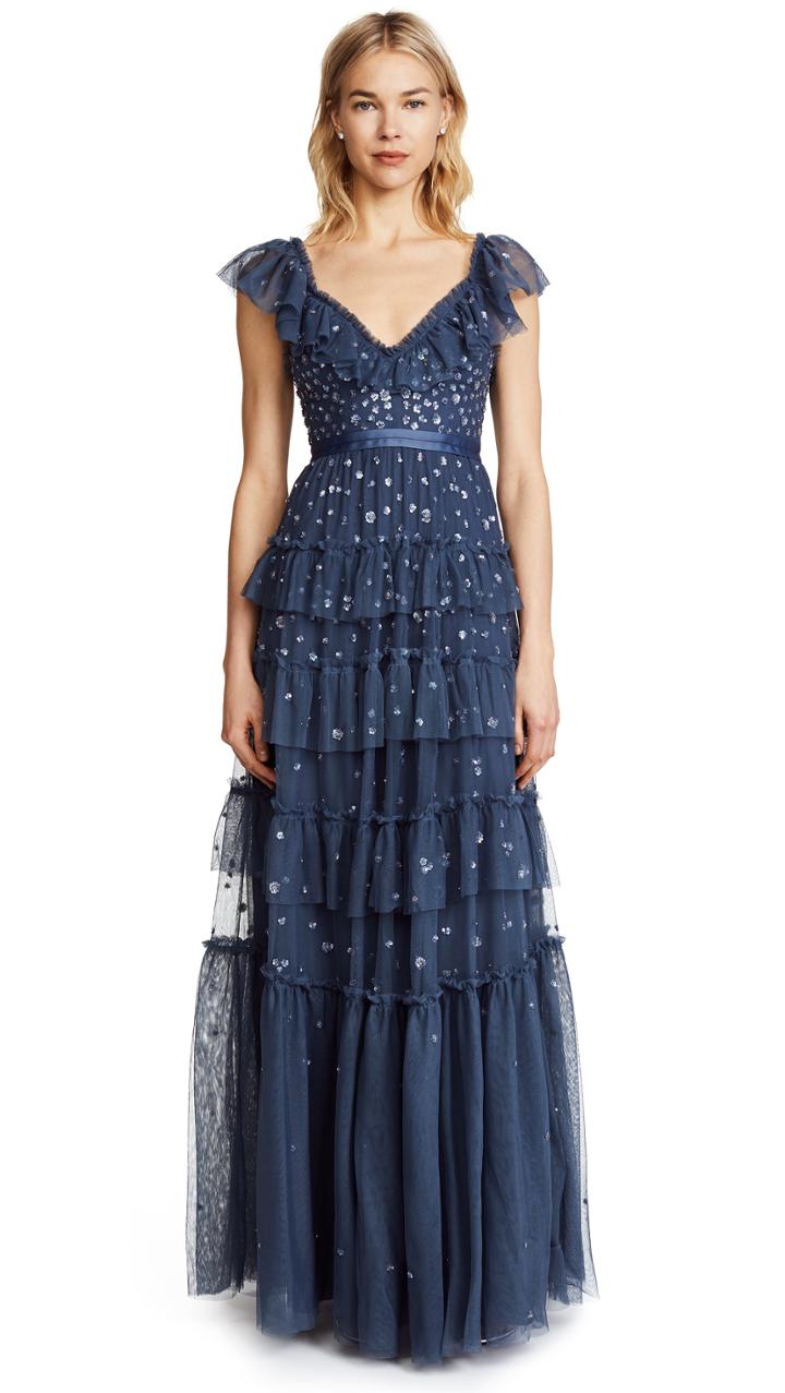Needle Thread Sunburst Gown