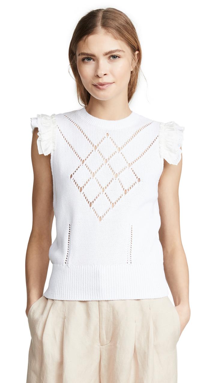 Coach 1941 Sleeveless Sweater Top