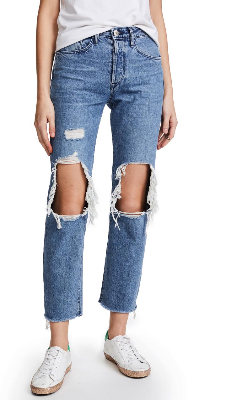 3x1 W3 Higher Ground Bf Crop Jeans