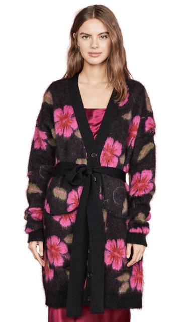 La Double J Mohair Cardigan Coat