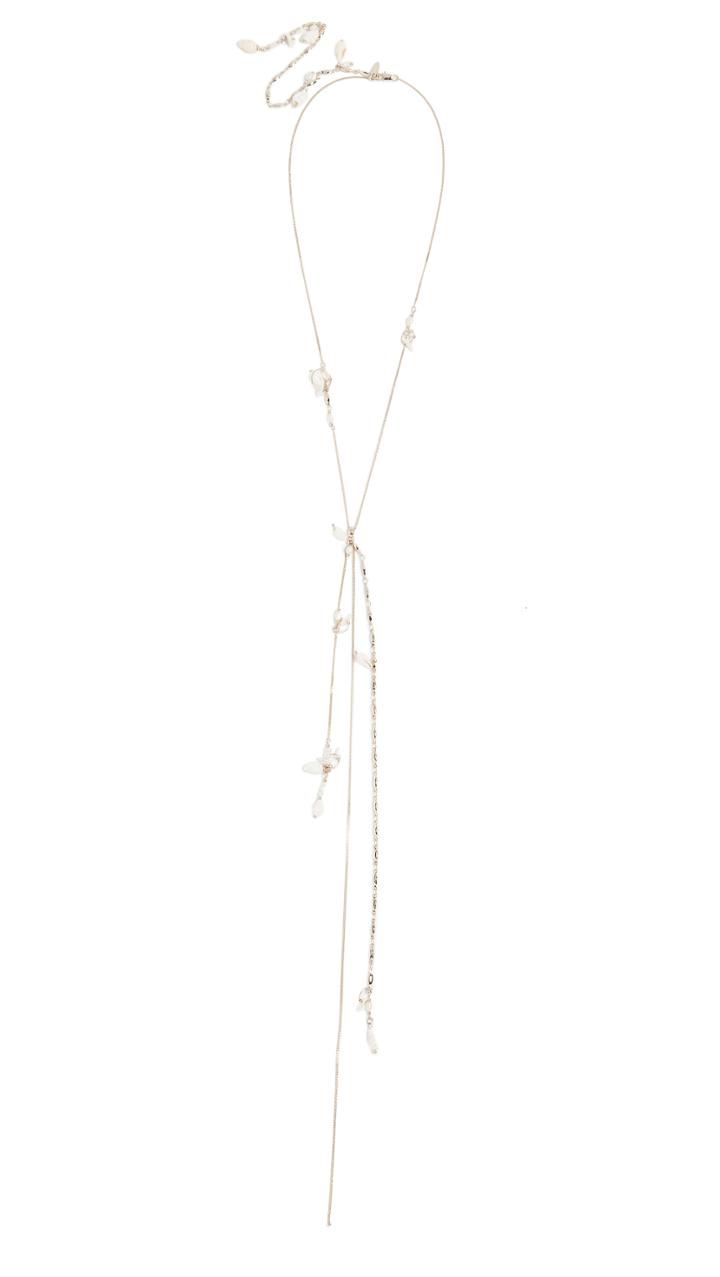 Zimmermann Chain And Shell Long Drop Necklace