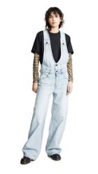 Denim X Alexander Wang Deconstructed Overalls