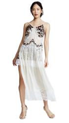 Paco Rabanne V Neck Mesh Layered Dress