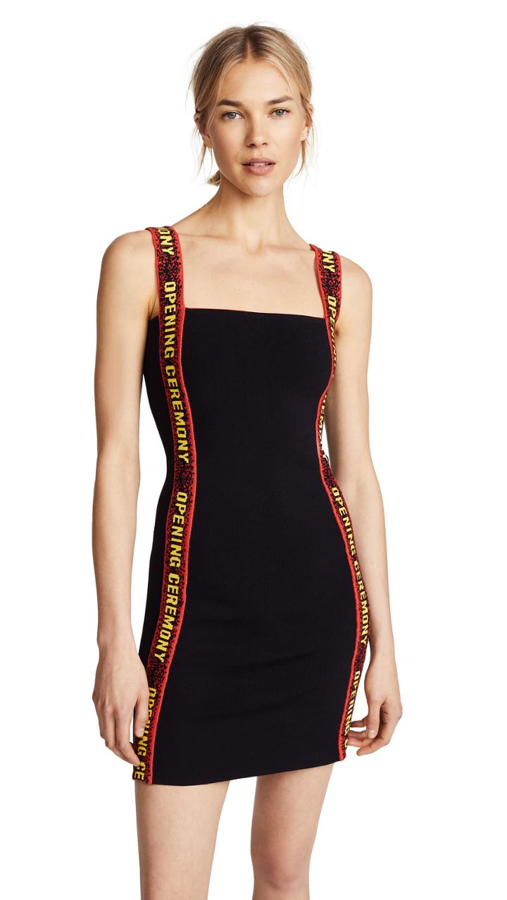 Opening Ceremony Mini Dress With Elastic Logo