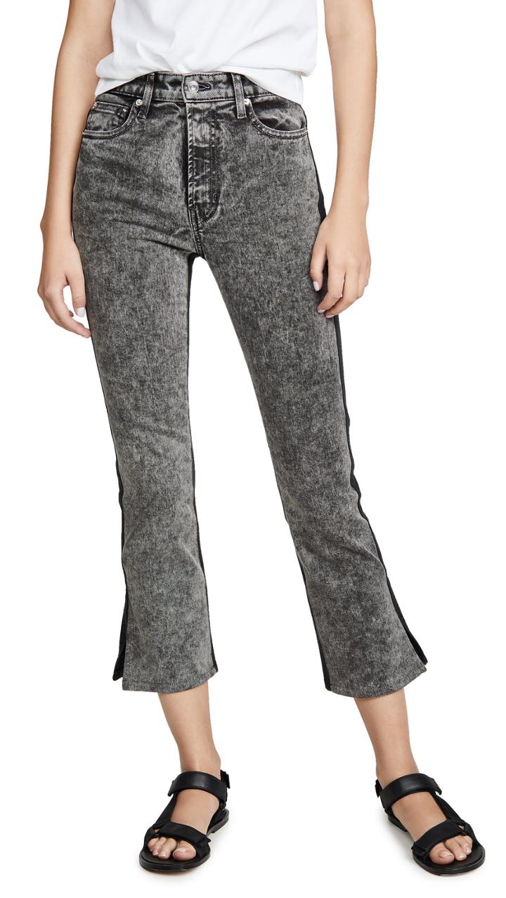 Proenza Schouler Pswl Colorblock Split Jeans