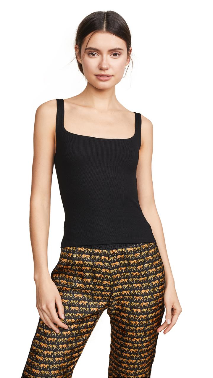 Lna Essential Ribbed Scoop Tank