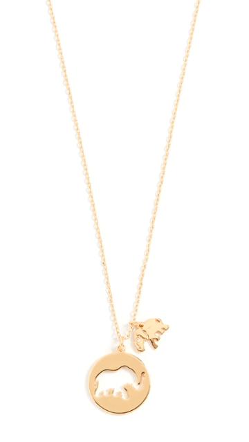 Kate Spade New York Mom Knows Best Elephant Pendant Necklace