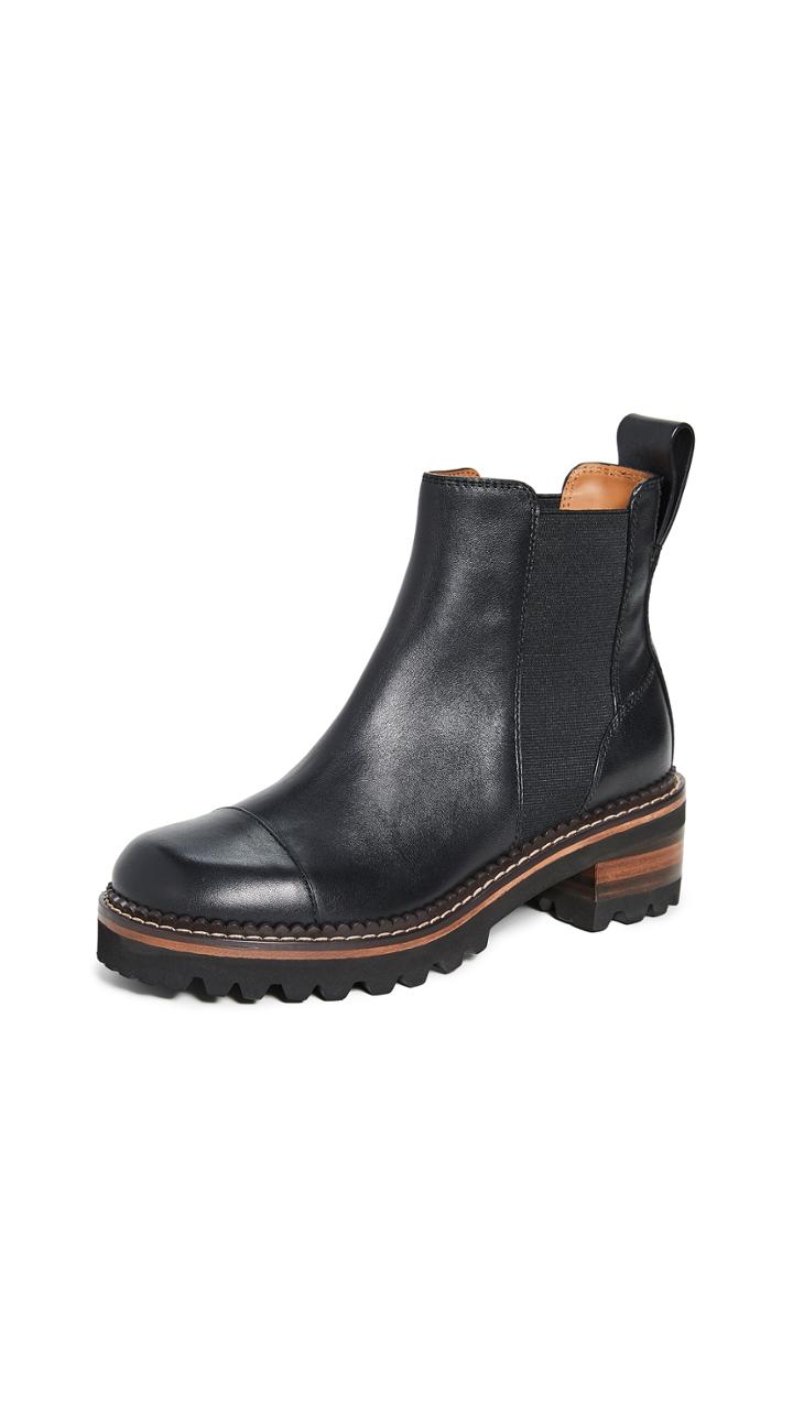 See By Chloe Chelsea Lug Sole Boots