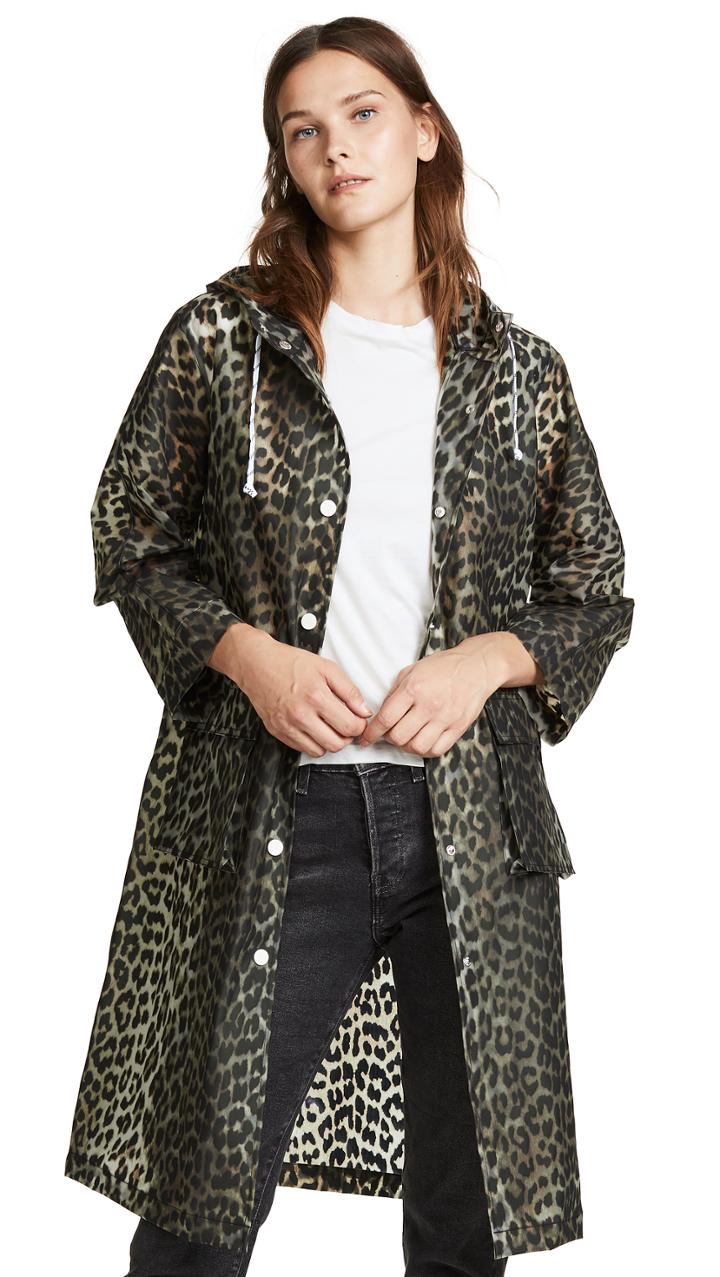 Ganni Cherry Blossom Trench Coat