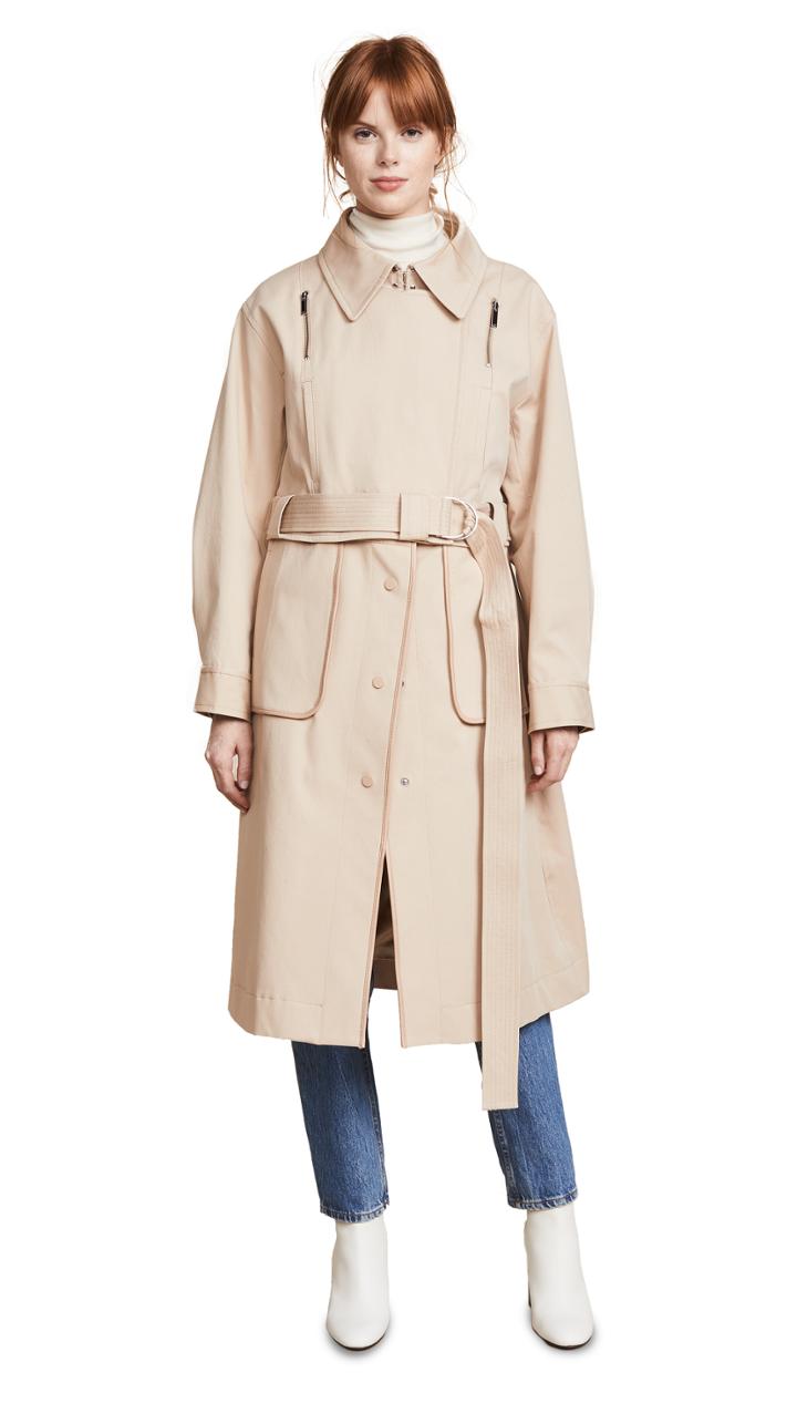 Jason Wu Grey Convertible Trench Coat
