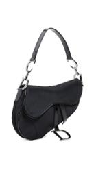 What Goes Around Comes Around Dior Black Nylon Saddle Bag