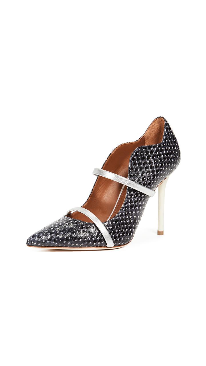 Malone Souliers Snakeskin Maureen Pumps