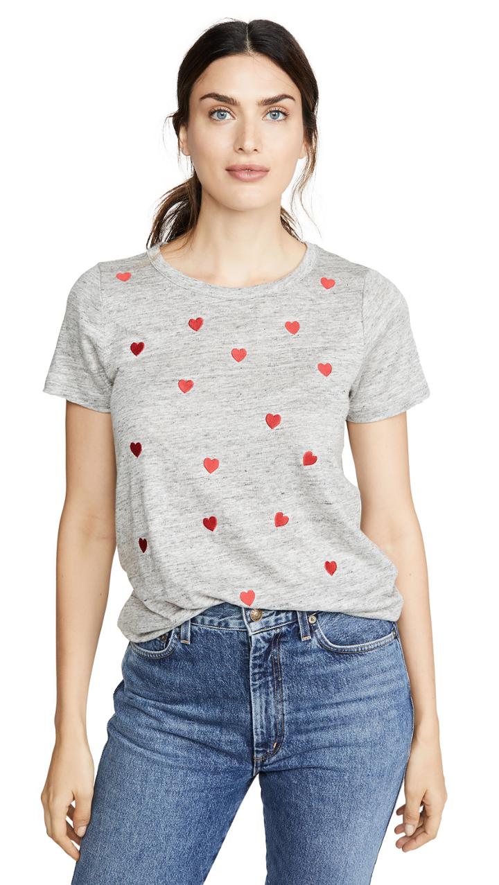 Chaser Linen Jersey Basic Crew Neck Tee