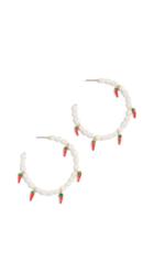 Baublebar Cultured Pearl Hoop Earrings With Chiles