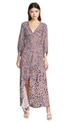 Yigal Azrouel Falling Leaf V Neck Dress