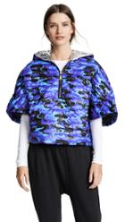 Think Royln Cobalt Camo Poncho