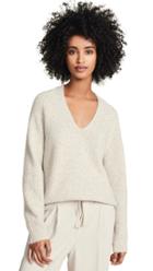 Vince Deep V Neck Raglan Sweater