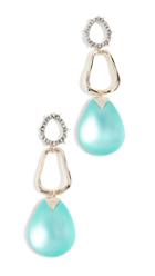 Alexis Bittar Lucite Abstract Tulip Wire Earrings