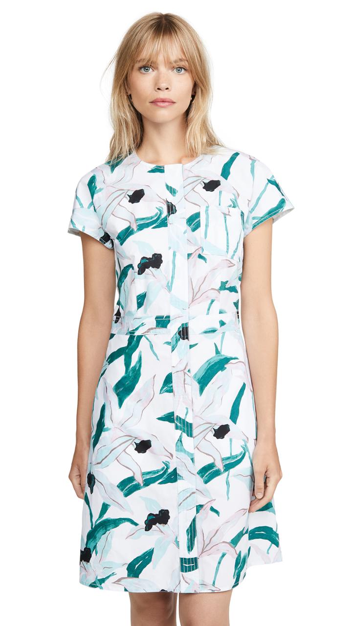Tory Burch Printed Cotton Shirtdress
