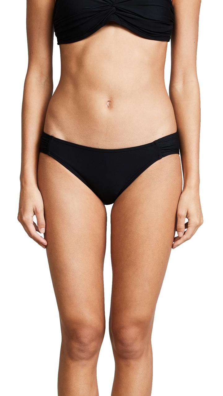 Kate Spade New York Isla Vista Side Shirred Bikini Bottoms