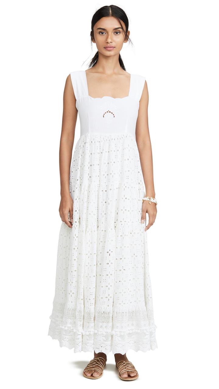 Place Nationale Le Crescent Broderie Anglaise Sun Dress