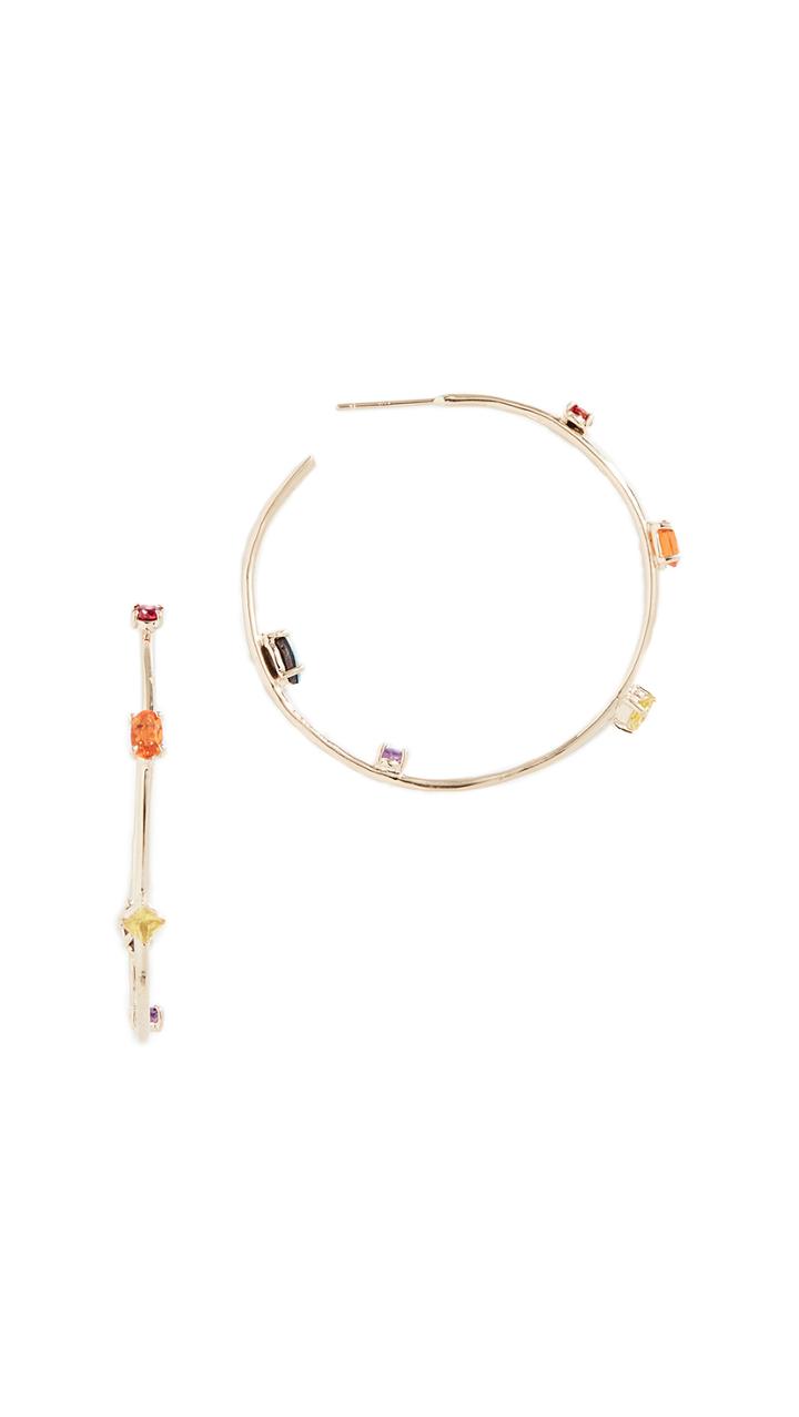 Eden Presley Goddess Hoop Earrings