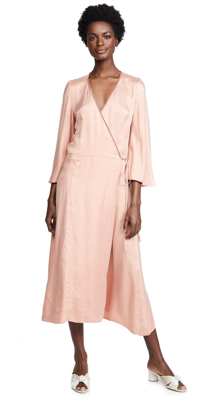 Forte Forte Satin Crossover Dress