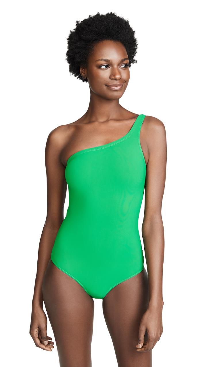 Isabel Marant Sage One Shoulder One Piece Swimsuit