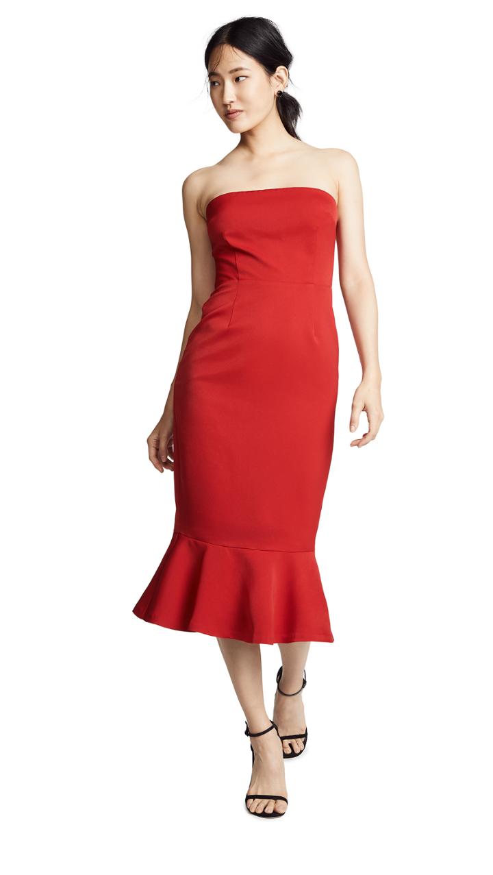Bb Dakota Light My Fire Strapless Dress