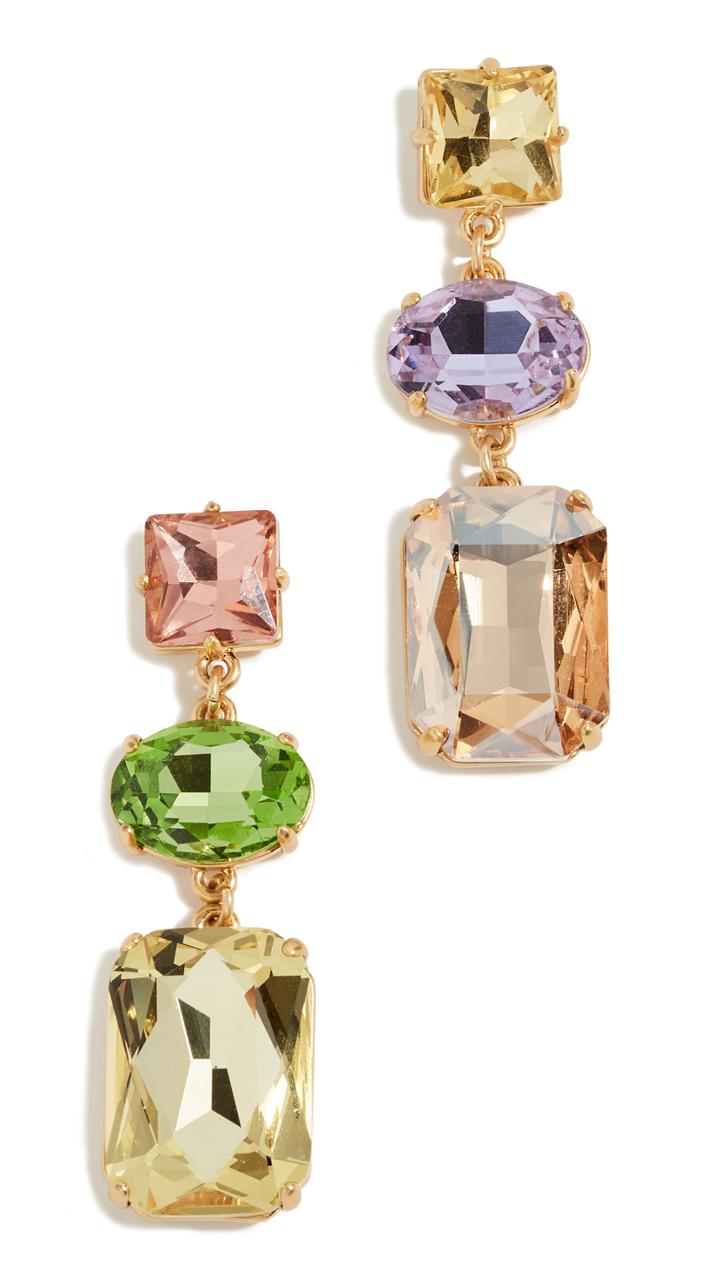 Baublebar 3 Drop Gem Earrings