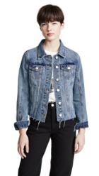 Blank Denim Zip Detail Denim Jacket