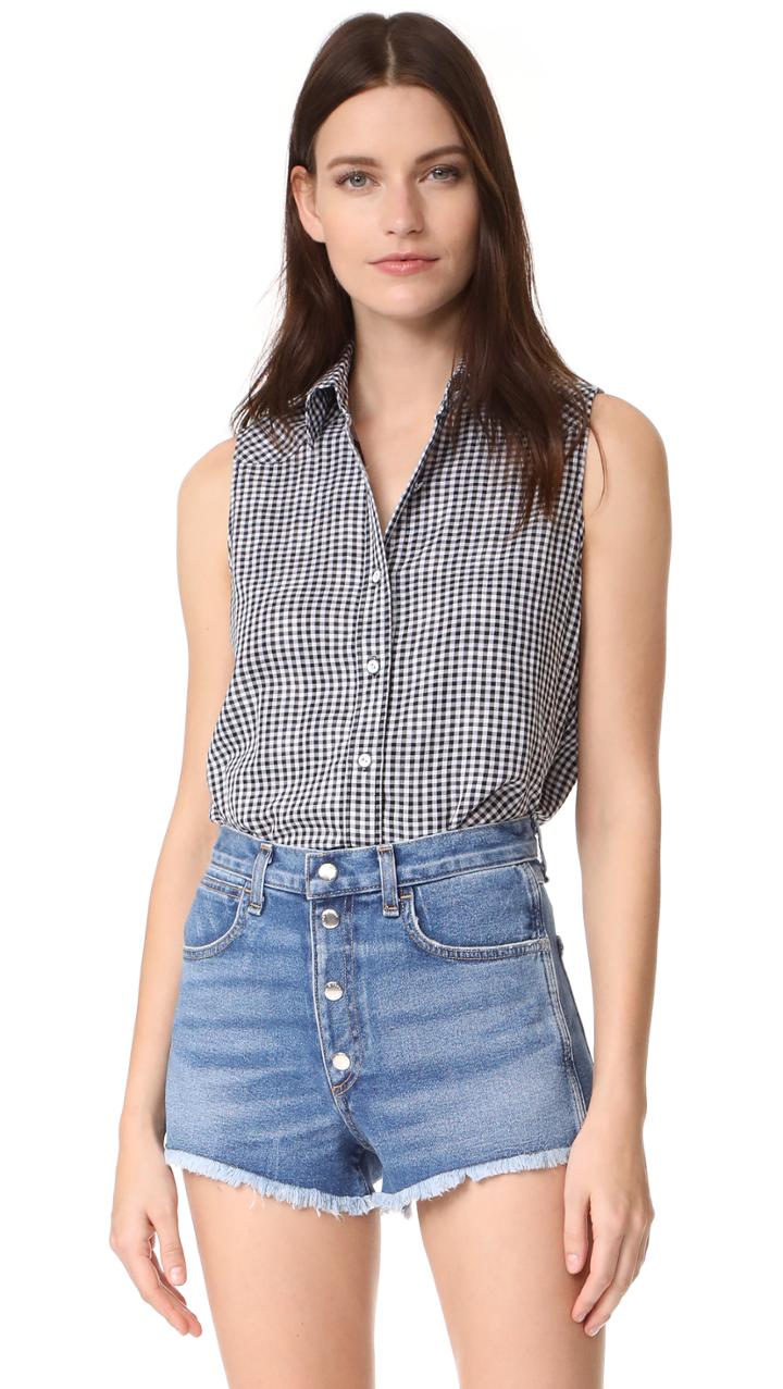 Rag Bone Jean Gingham Mojave Top