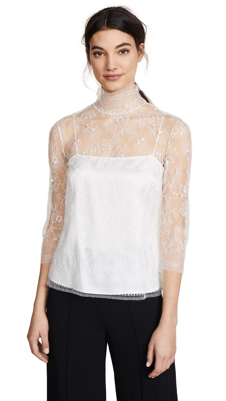 Adam Lippes Lace Blouse
